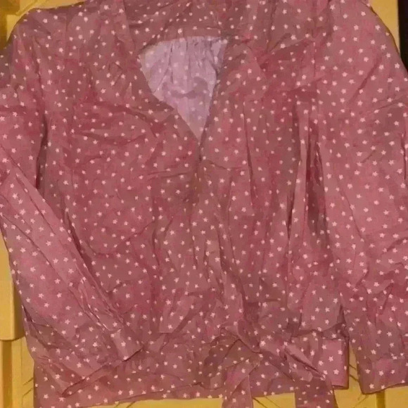 Madewell Tops Madewell Wrap Top In Star Scatter size medium - Picture 2 of 4